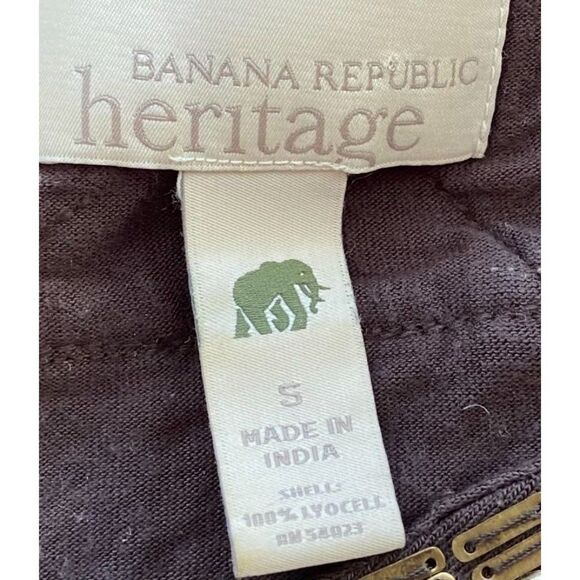 Banana Republic Heritage Dress Chocolate Brown Small Sequins and Beads - Picture 4 of 4